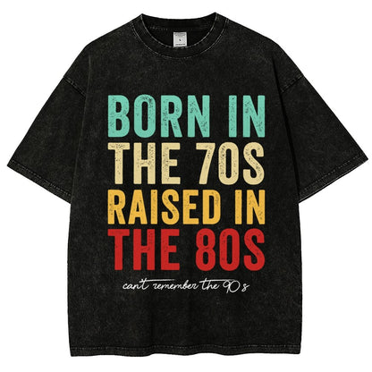 Raised In The 80s Vintage Distressed T-shirt