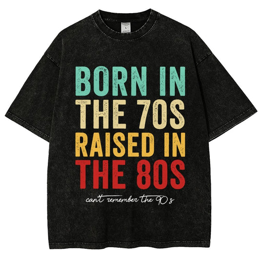 Raised In The 80s Vintage Distressed T-shirt