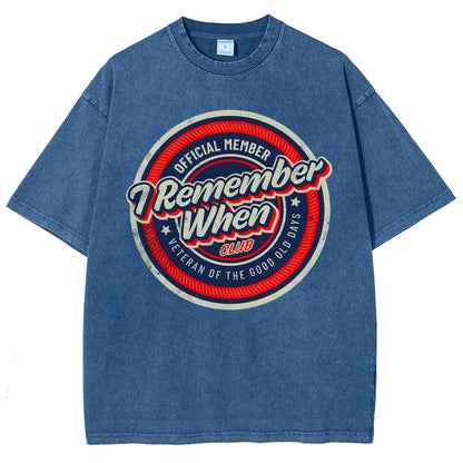 Remember When Vintage Distressed T-shirt