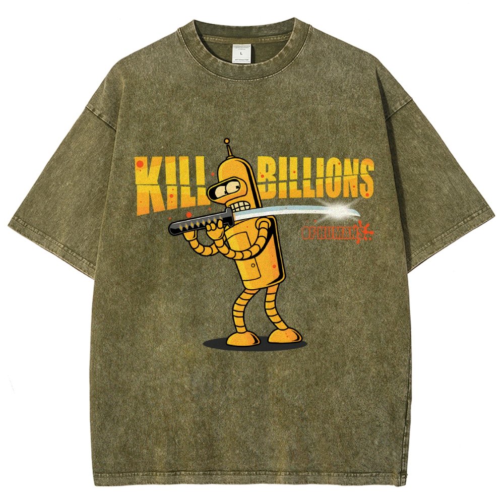 Kill Billions Vintage Distressed T-shirt