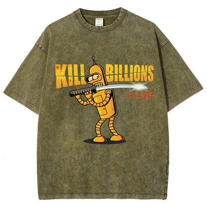 Kill Billions Vintage Distressed T-shirt