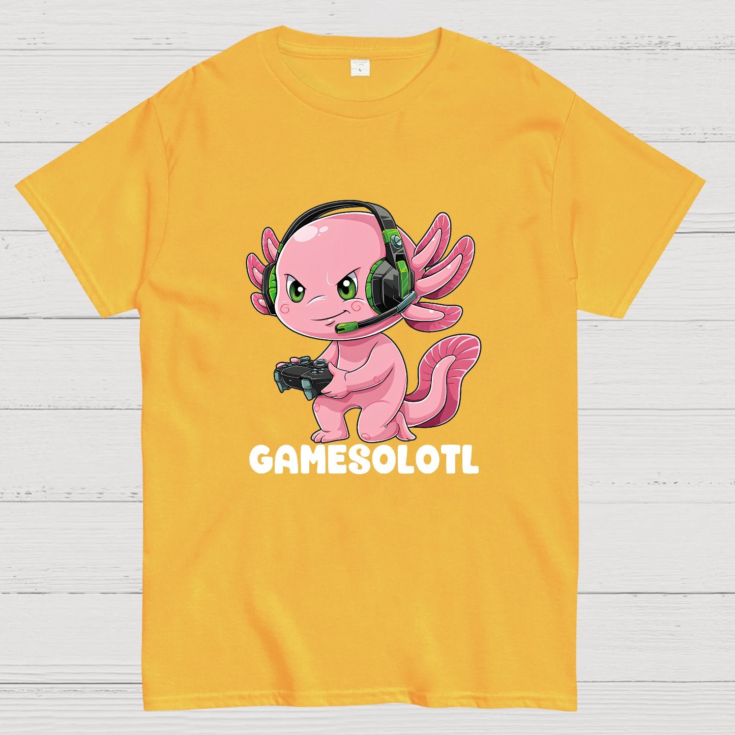 Gamer Axolotl Geek T-Shirt