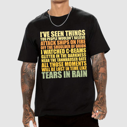 Tears In Rain Geek T-Shirt
