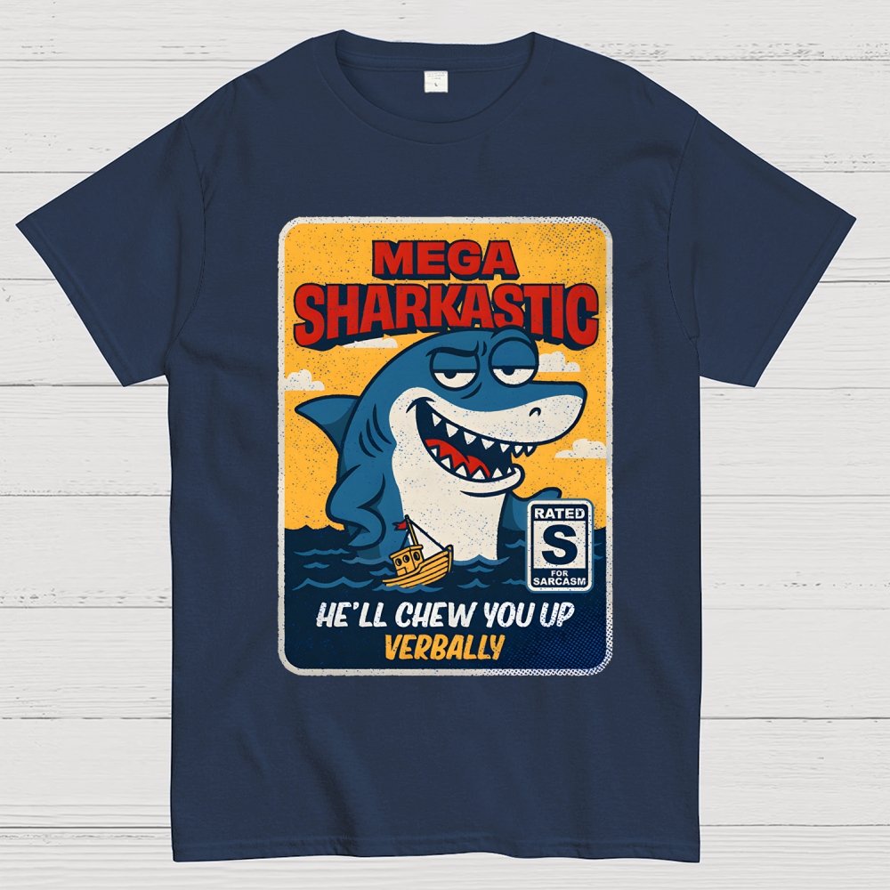 Mega Sharkastic Geek T-Shirt