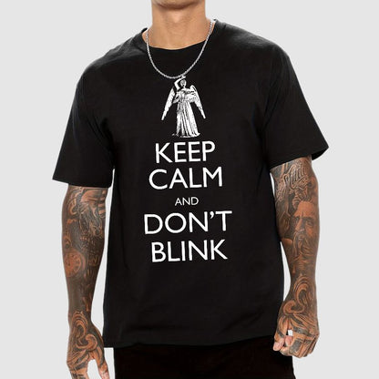 Keep Calm And Don't Blink Geek T-Shirt