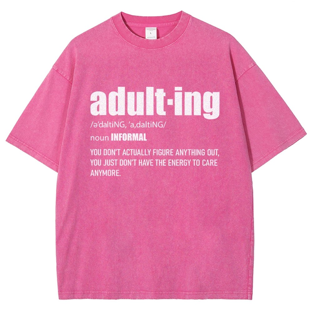 ADULT-ING Vintage Distressed T-shirt