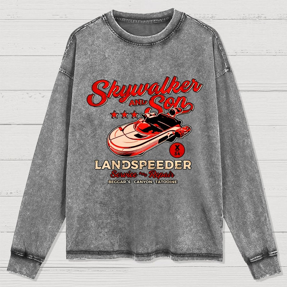 Speeder Shop Washed Long Sleeve Tee