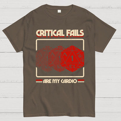 Critical Fails Are My Cardio Geek T-Shirt