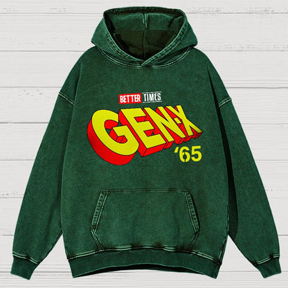 Gen-X ’65 Vintage Distressed Hoodie