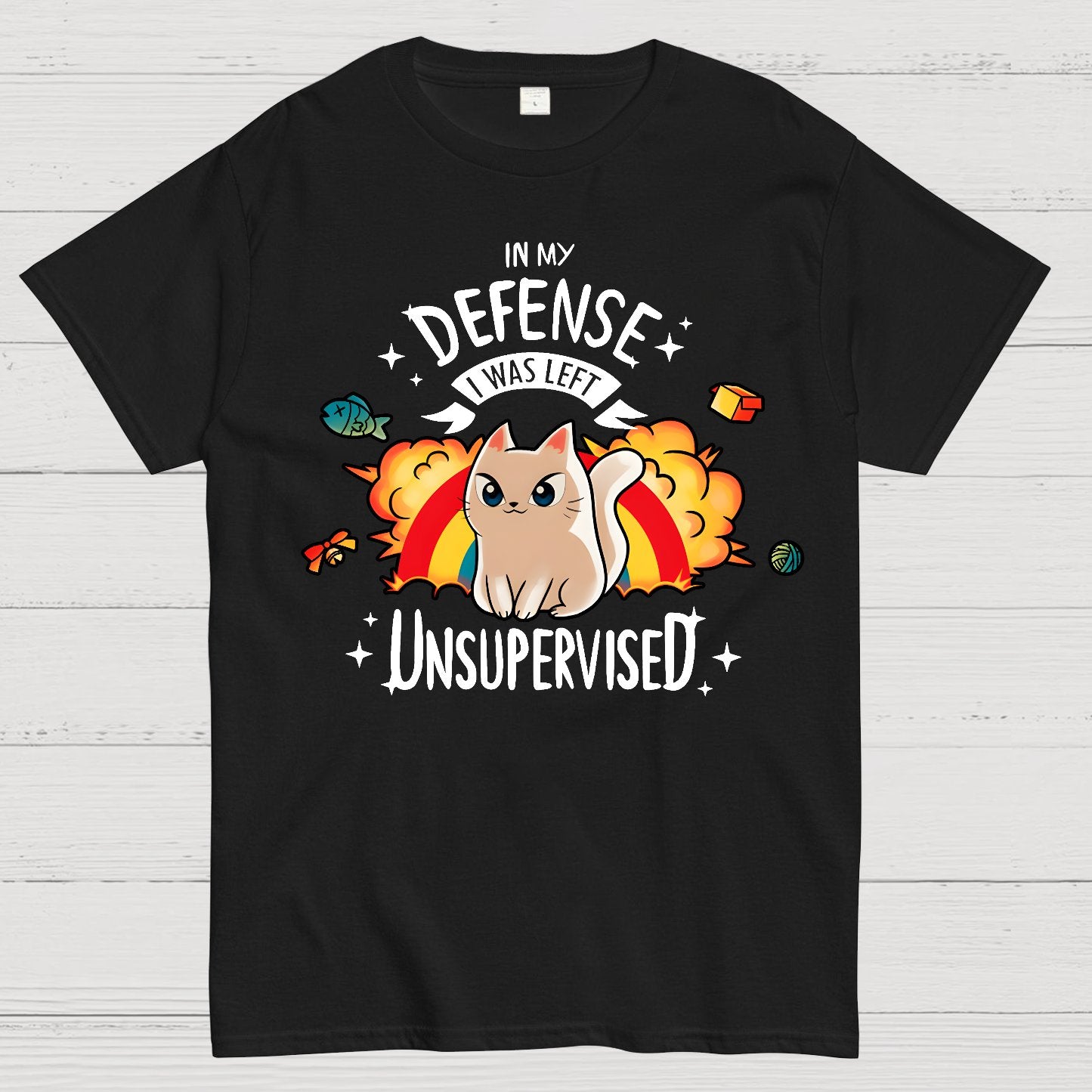 I Was Left Unsupervised Geek T-Shirt