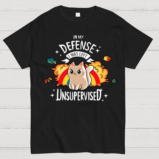 I Was Left Unsupervised Geek T-Shirt