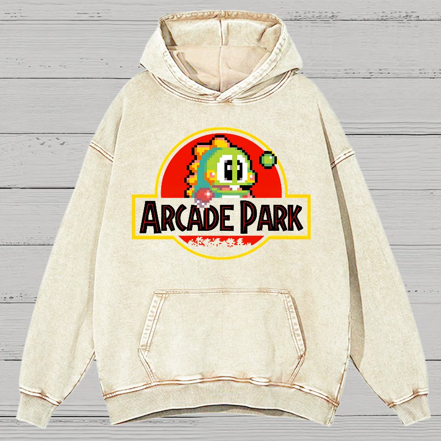 Arcade Park Vintage Distressed Hoodie
