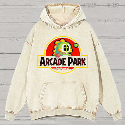 Arcade Park Vintage Distressed Hoodie