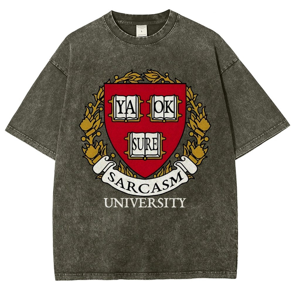 Ivy League Sarcasm Vintage Distressed T-shirt