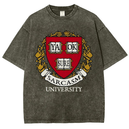 Ivy League Sarcasm Vintage Distressed T-shirt