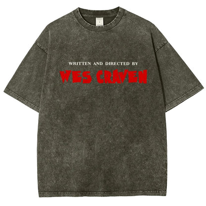 Written & Directed By Vintage Distressed T-shirt