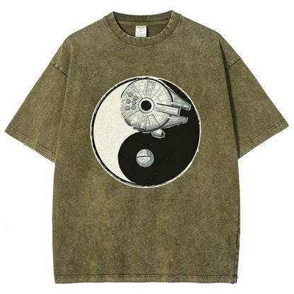 Balance Of The Energy Vintage Distressed T-shirt