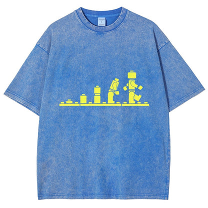 Bricks Evolution Vintage Distressed T-shirt