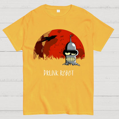 Drunk Robot Geek T-Shirt