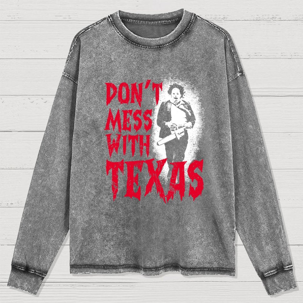 Don't Mess With Texas Washed Long Sleeve Tee