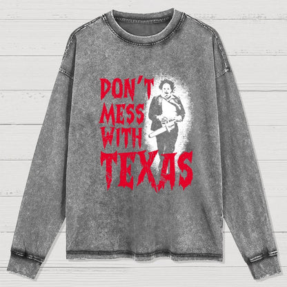 Don't Mess With Texas Washed Long Sleeve Tee