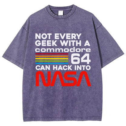 Geek Hack Vintage Distressed T-shirt