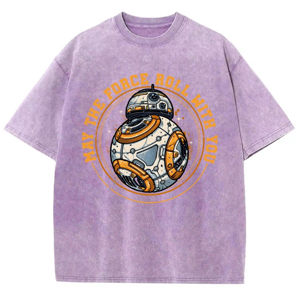 May the power roll with you Vintage Distressed T-shirt