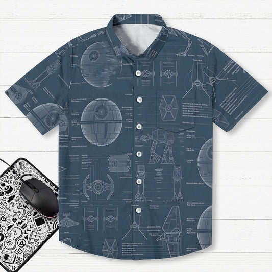 Basic knowledge of planetary spaceships Geek Hawaiian Shirt