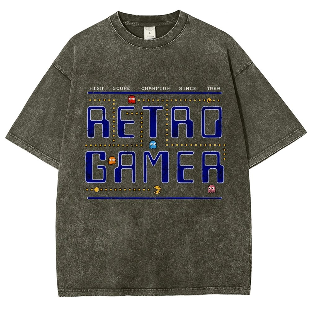 Retro Gamer Vintage Distressed T-shirt
