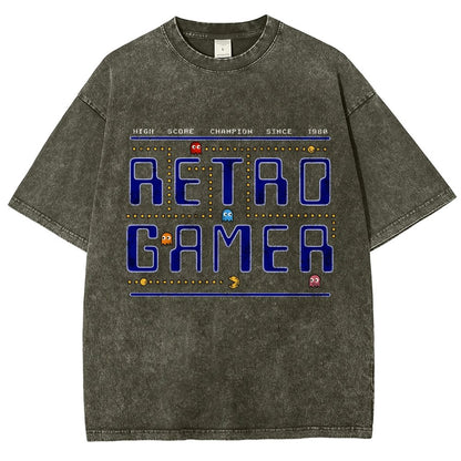Retro Gamer Vintage Distressed T-shirt