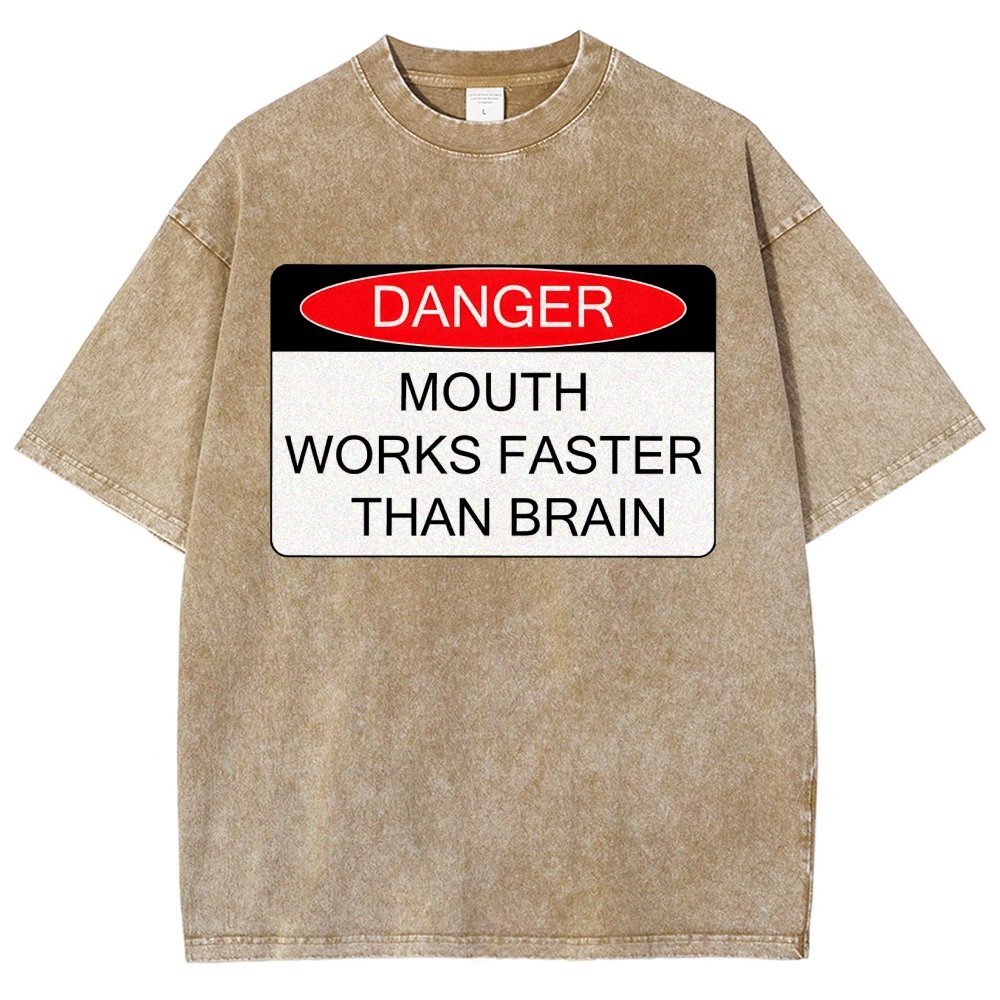 Danger Vintage Distressed T-shirt