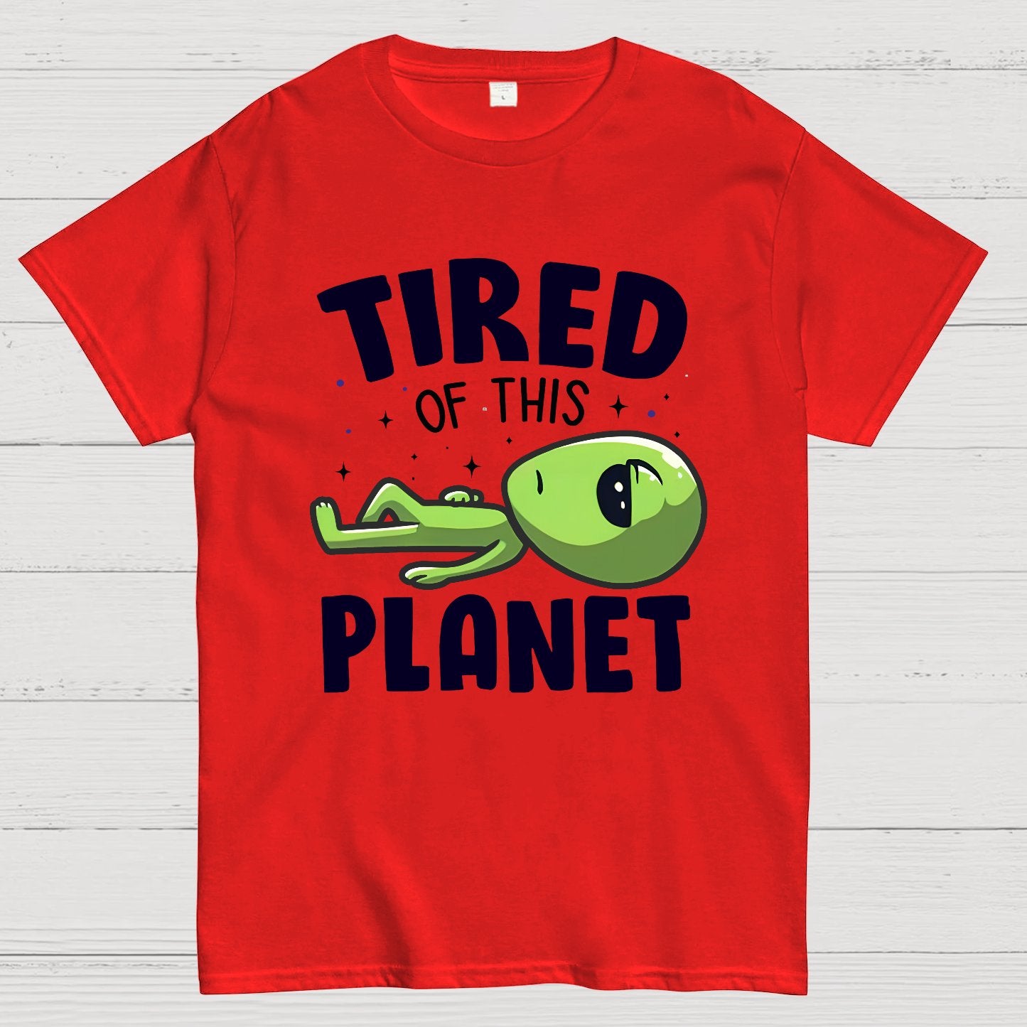 Tired of This Planet Nerdy T-Shirt