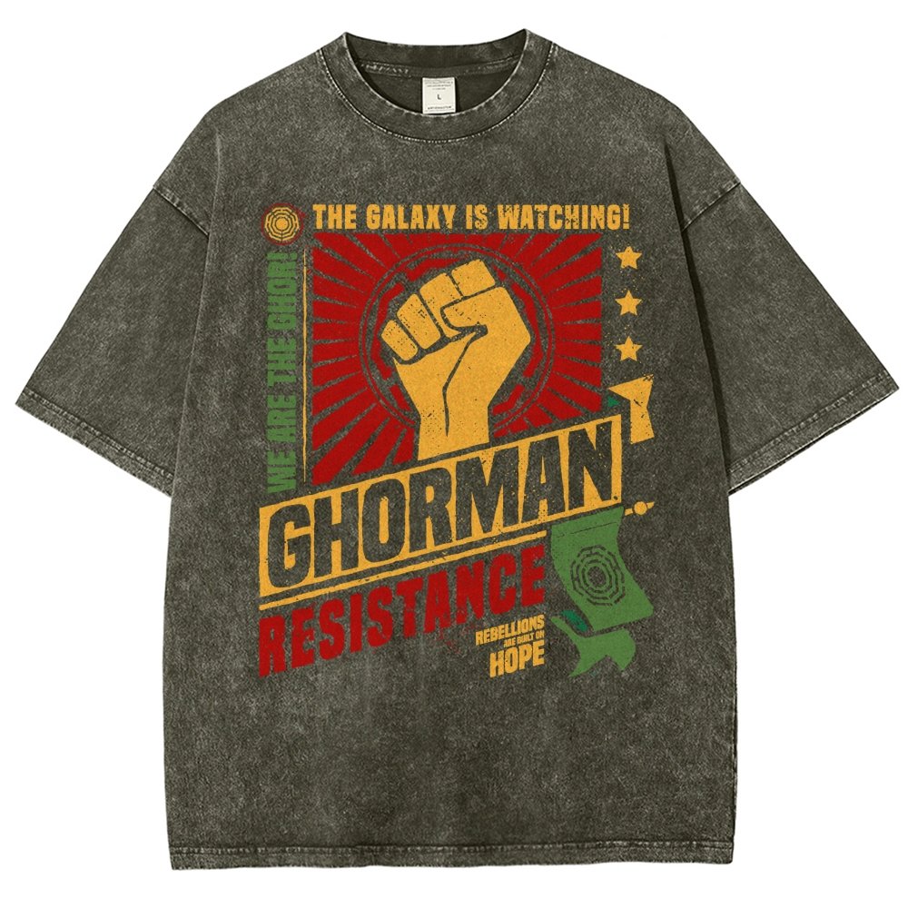 Galactic Resistance Vintage Distressed T-shirt
