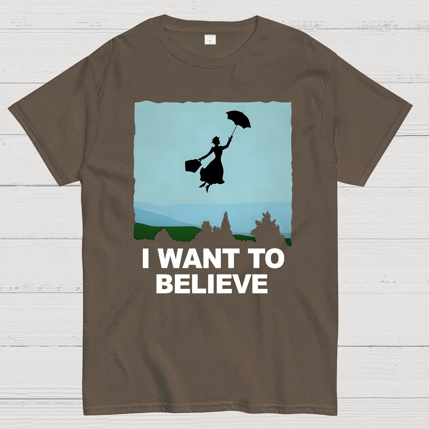 I Want To Believe Perfect Nanny Geek T-Shirt