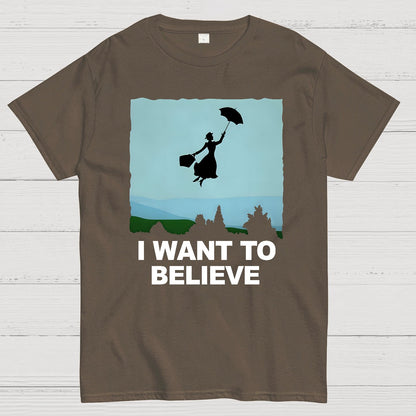 I Want To Believe Perfect Nanny Geek T-Shirt
