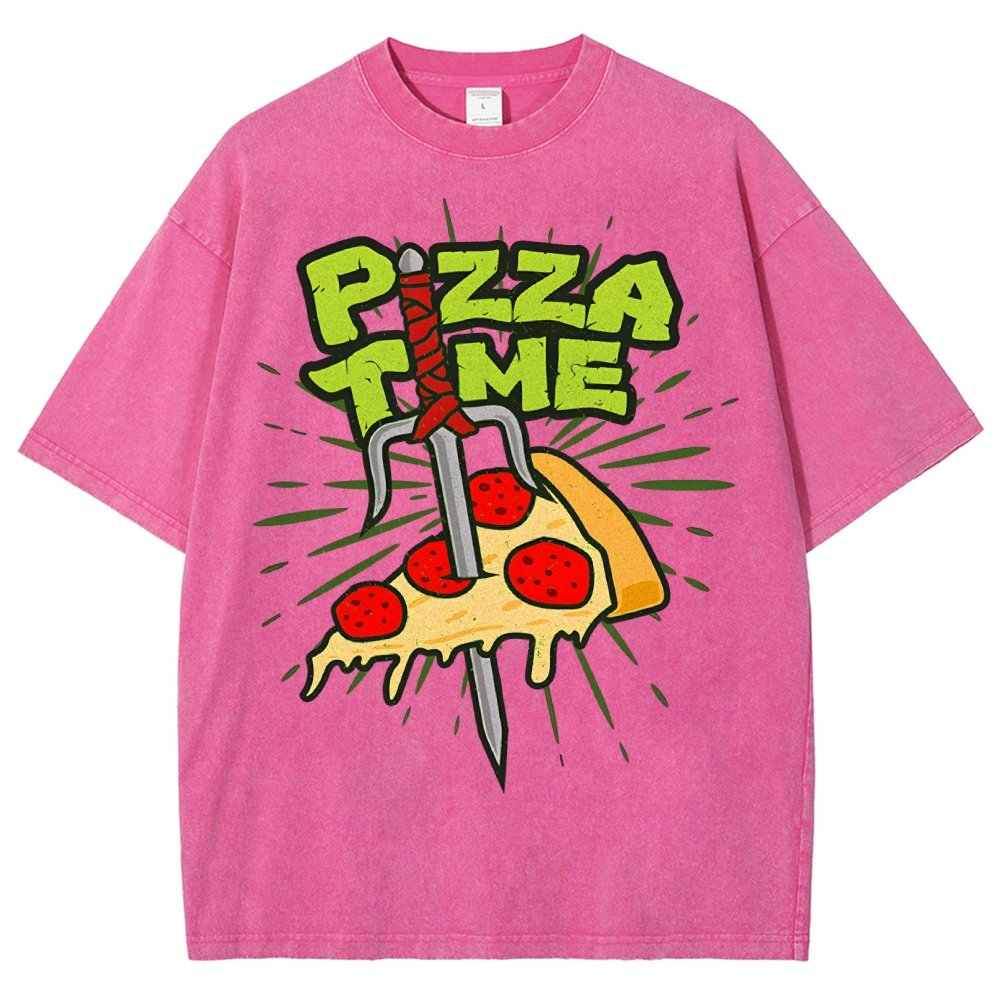 Pizza Time! Vintage Distressed T-shirt