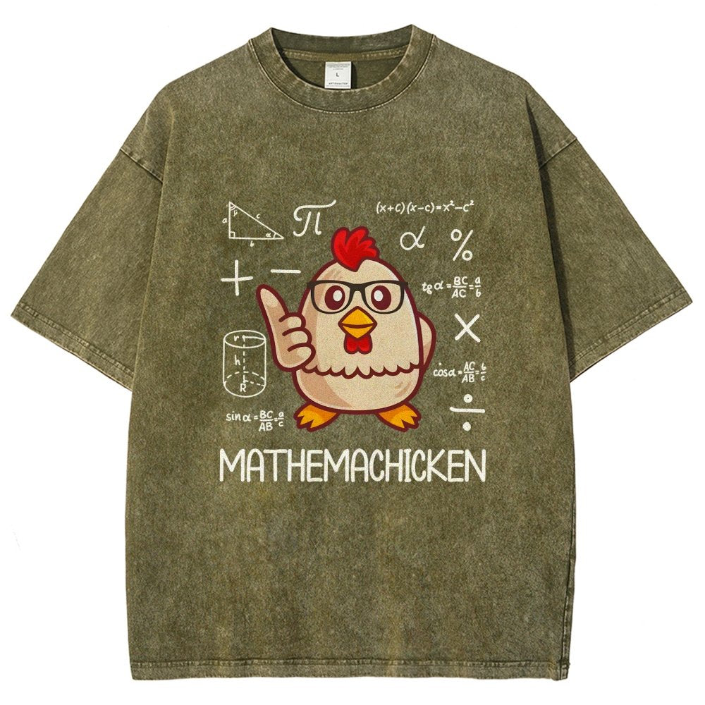 Math Pun Vintage Distressed T-shirt