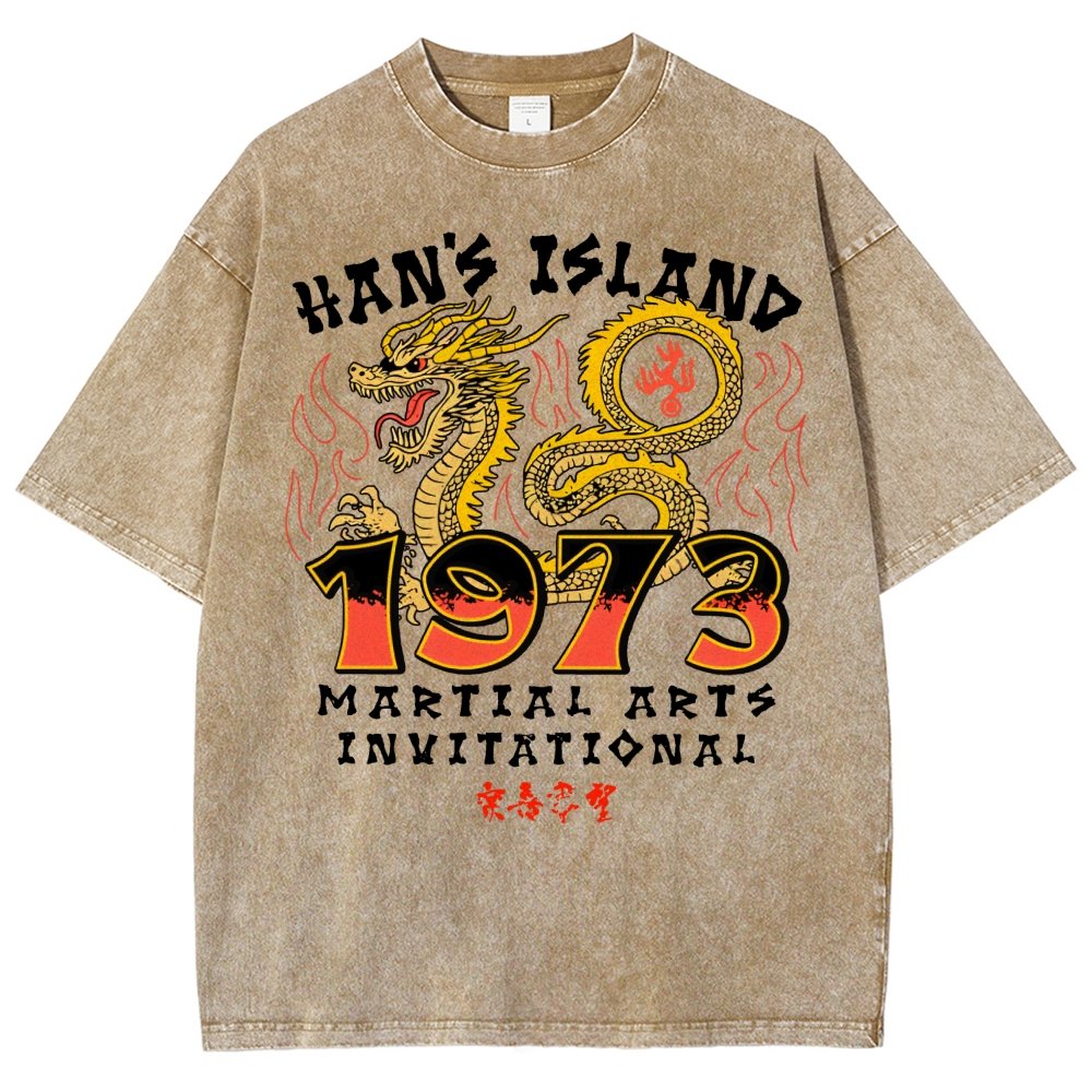 Sun's Island Martial Arts Invitational 1973 Vintage Distressed T-shirt