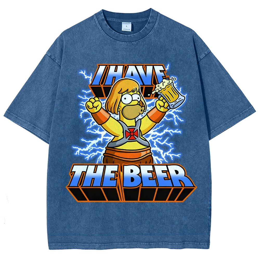 He-Beer Vintage Distressed T-shirt