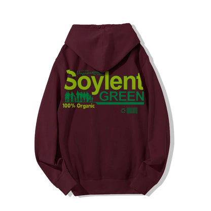 Soylent Green Printed Back Cotton Hoodie