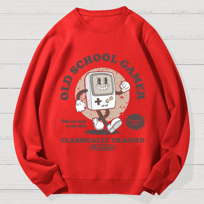 Retro Gamer Geek Cotton Sweatshirt