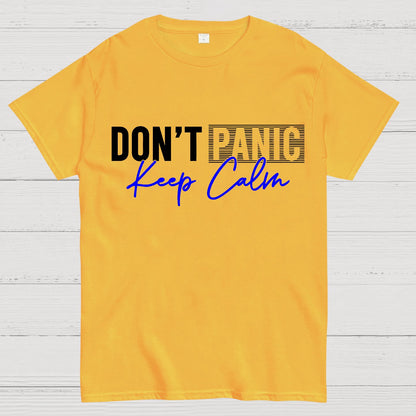 Don't Panic Keep Calm Geek T-Shirt