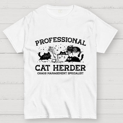 Professional Cat Herder Geek T-Shirt