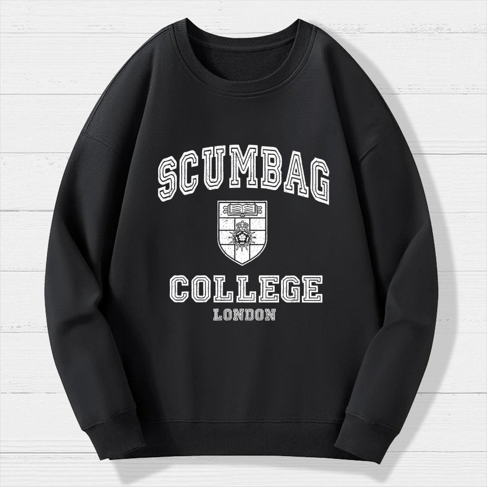 Scumbag College Geek Cotton Sweatshirt 2511001404