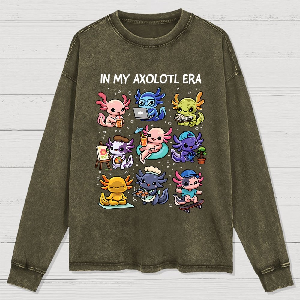 In My Axolotl Era Washed Long Sleeve Tee