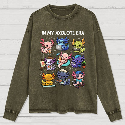 In My Axolotl Era Washed Long Sleeve Tee