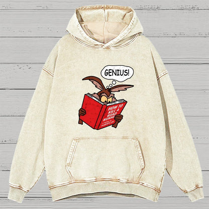 Genius Plan Vintage Distressed Hoodie