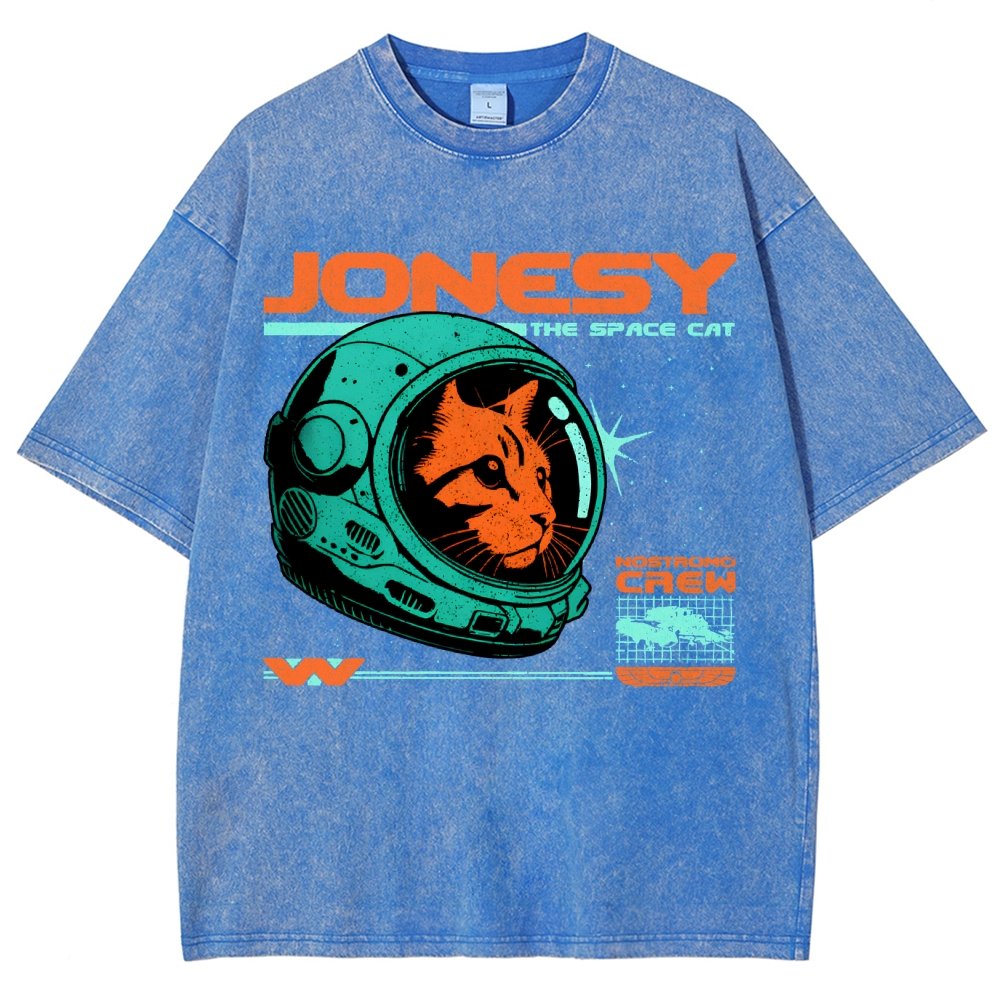 Jonesy The Space Cat Vintage Distressed T-shirt