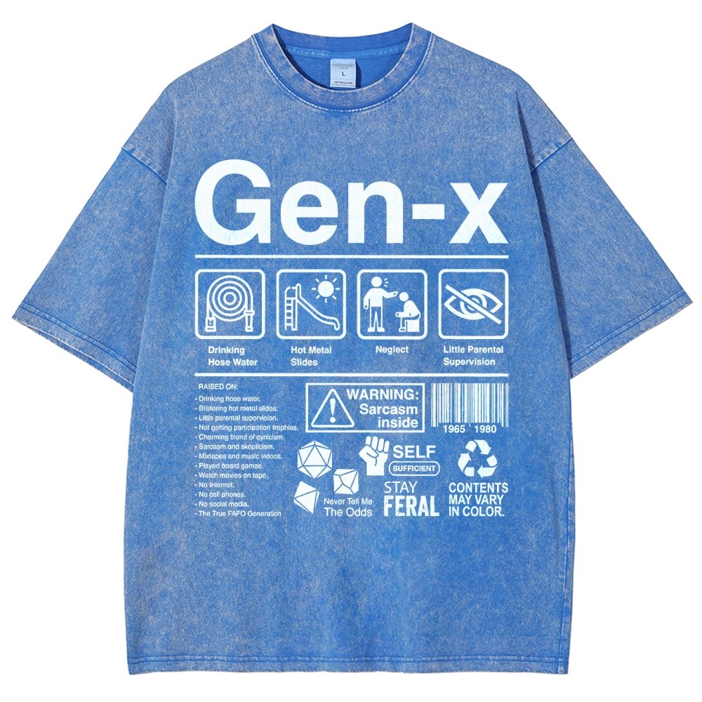 Gen X Label Vintage Distressed T-shirt