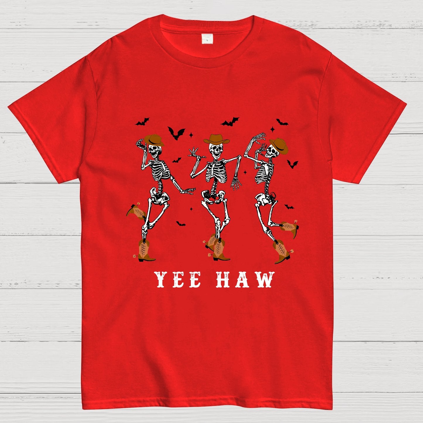Dancing Skeleton Halloween Geeky T-Shirt